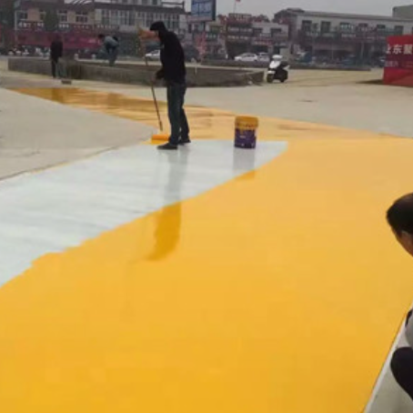 石家庄彩色路面喷涂翻新的使用寿命多长